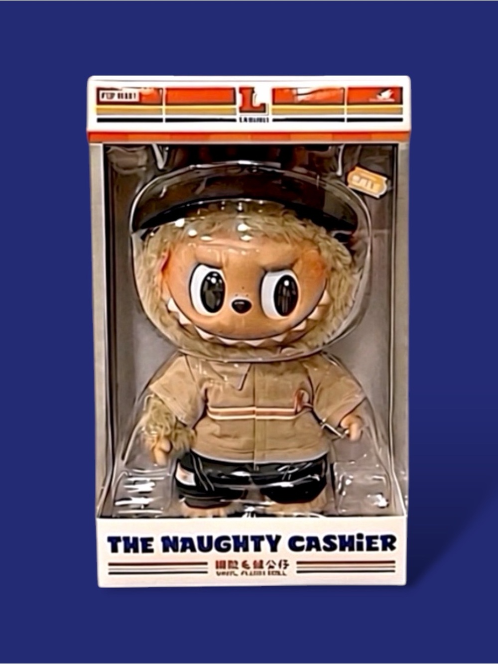 Pop Mart The Monsters The Naughty Cashier Vinyl Plush Doll